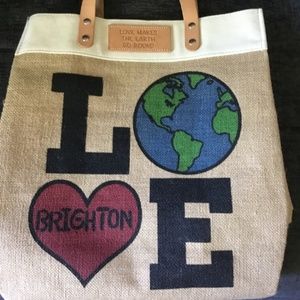 Brighton love earth tote